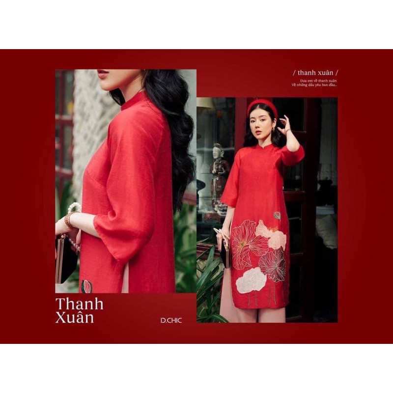 Áo dài Thanh Xuân Dchic Tết 2020
