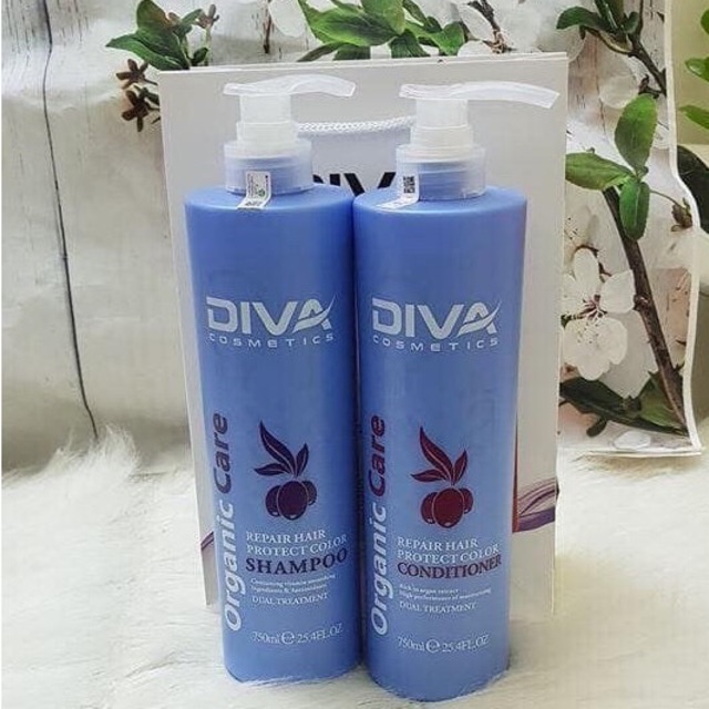 Dầu cặp diva xanh