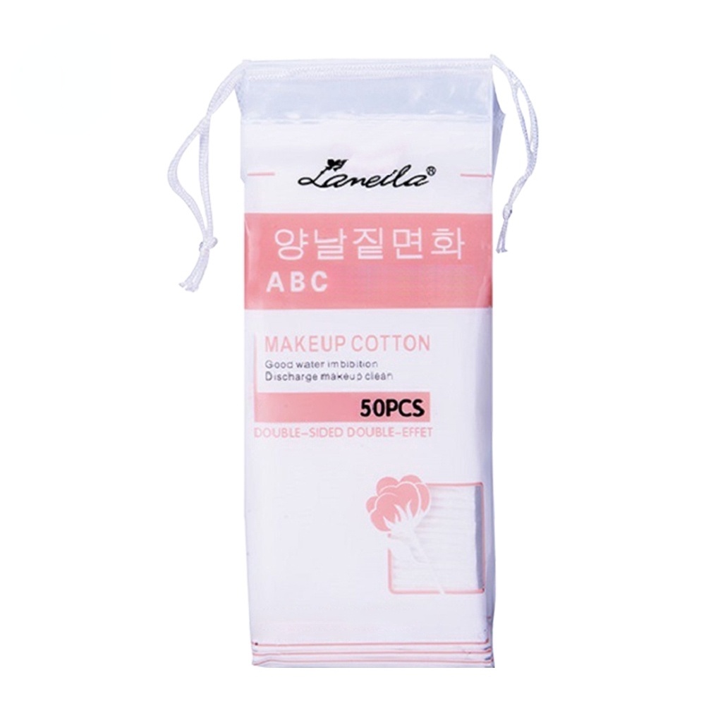 Set 50 Bông Tẩy Trang Làm Sạch Sâu Chăm Sóc Da Mặt