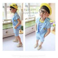 Bộ vest hè thu bé trai
