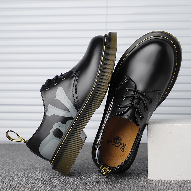 Giày Bốt Martin Da Cổ Thấp Thời Trang Cho Nam Dr.Martens MartinAngel 1461