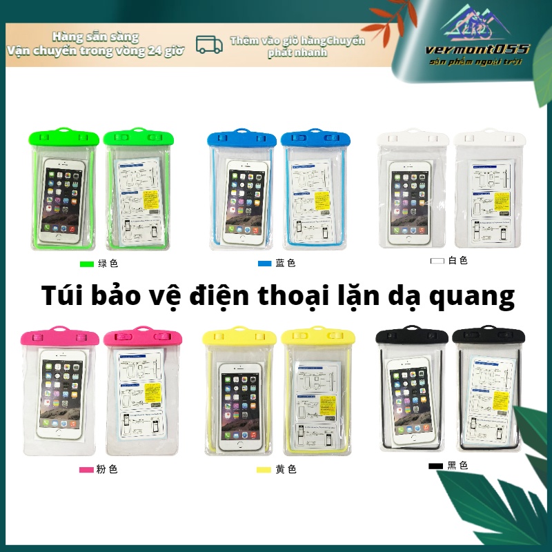 Hàng Hot Túi đựng điện thoại di động không thấm nước Túi đựng điện thoại đa năng để lặn dưới nước Hàng giao ngayVermont055