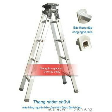 Thanh lý Thang nhôm chữ a cao 1.5m