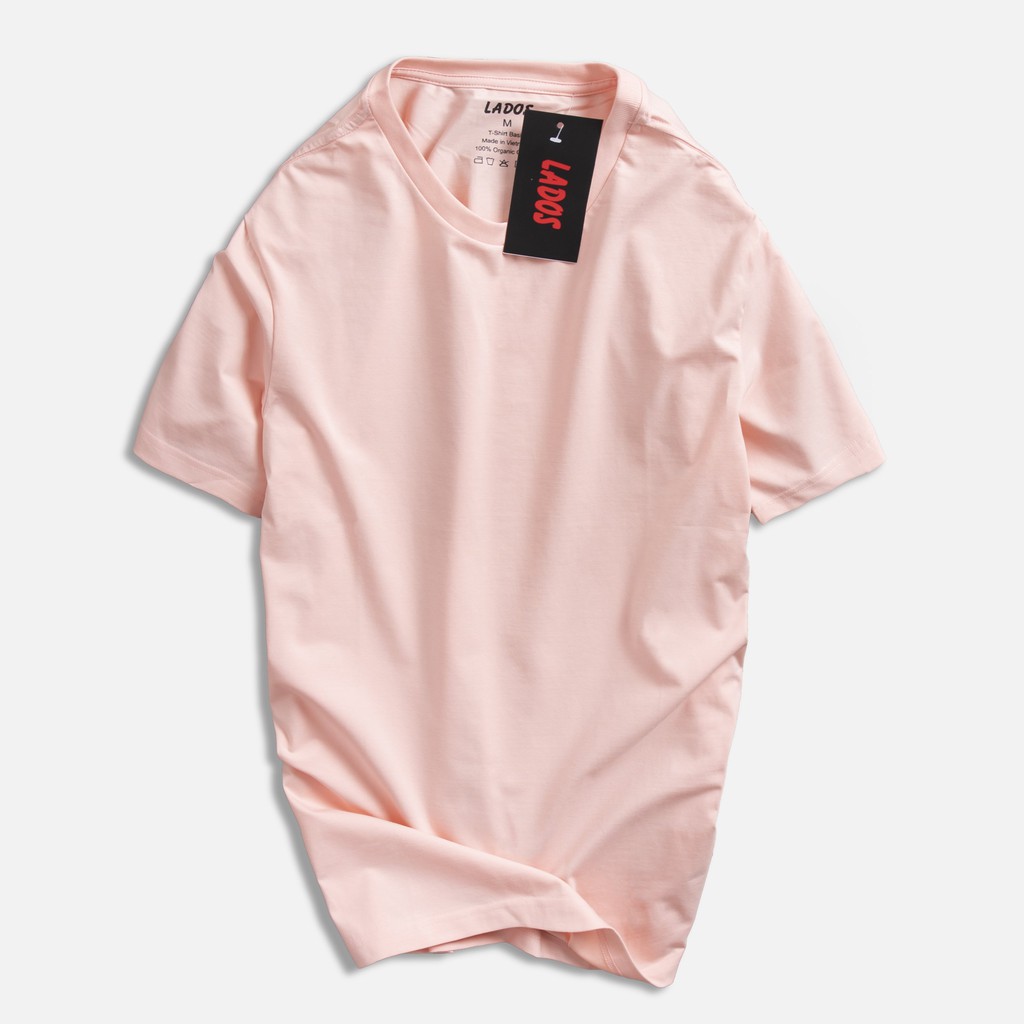 Áo thun unisex trơn cao cấp đủ màu LADOS - 9021 chất liệu thoáng mát thoải mái - Áo thun cotton nam nữ thời trang | BigBuy360 - bigbuy360.vn