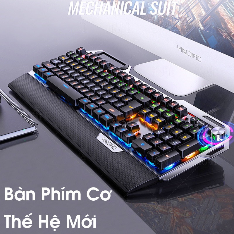 Bàn phím Tính, bàn phím cơ Gaming K100 Full LED | Siêu Phẩm 2021 Giá Mềm Cho Anh Em Game Thủ | Phiên Bản Mới Nhất