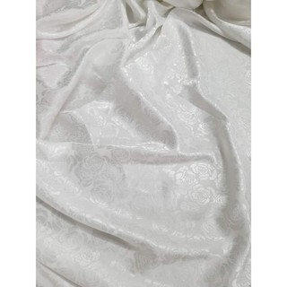 Vải lụa gấm vân chìm đủ màu 10cm