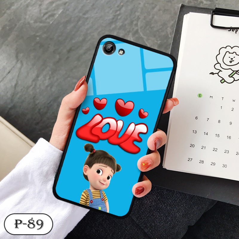 Ốp kính in hình cute VIVO V5