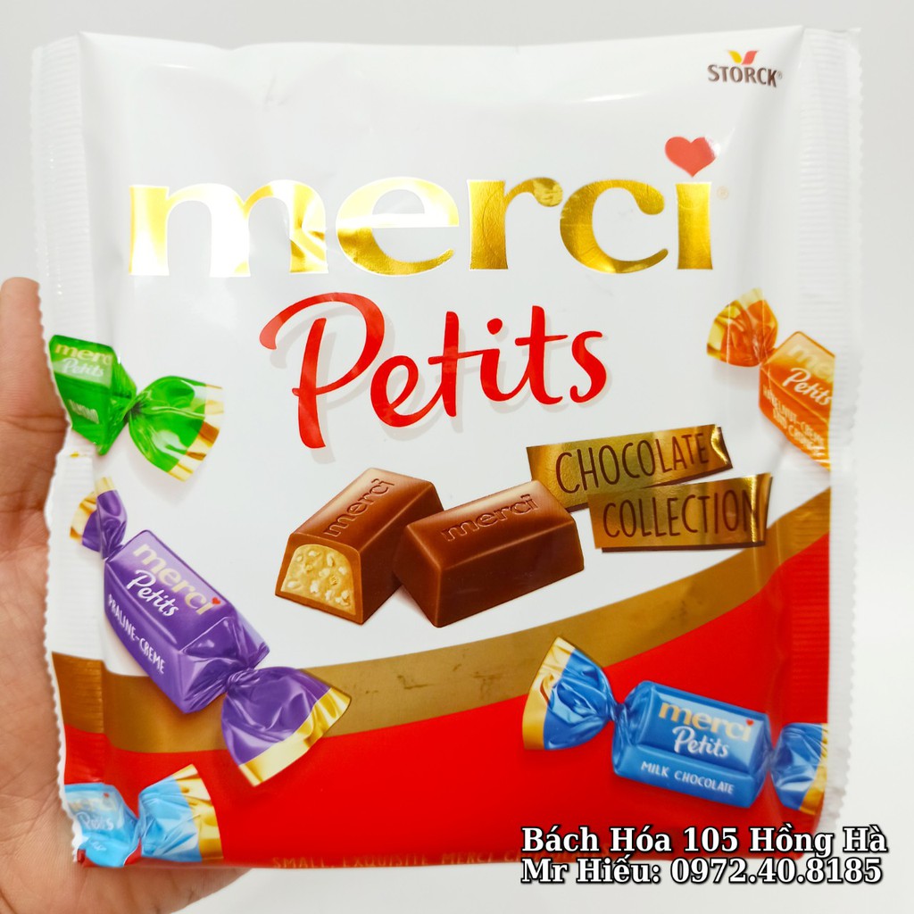 [T8/2021] Kẹo socola Merci Petits 125g
