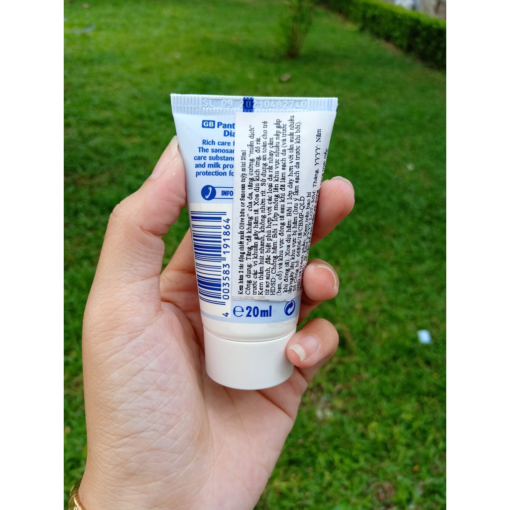 Kem hăm 2 tác động chiết xuất Olive hữu cơ Sanosan tuýp mini 20ml