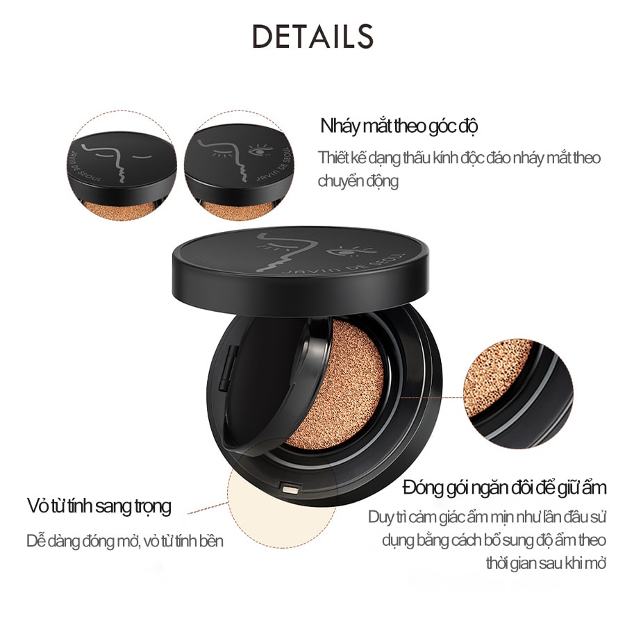 Phấn nước Javin De Seoul Wink Foundation Pact 13.5g