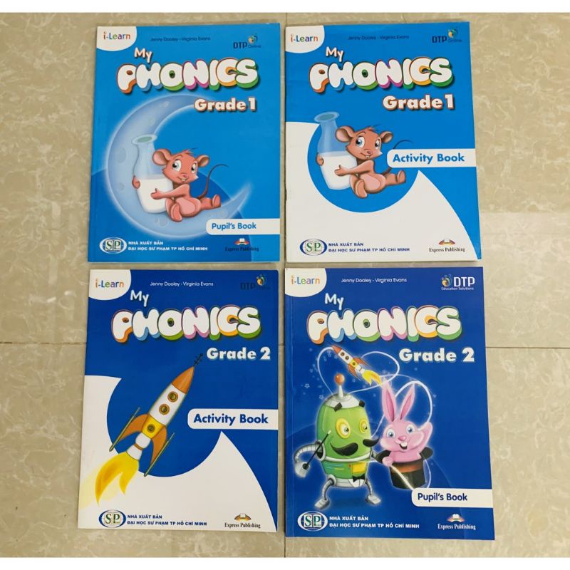 Đồ chơi My Phonics level 1,2 gồm SB và WB