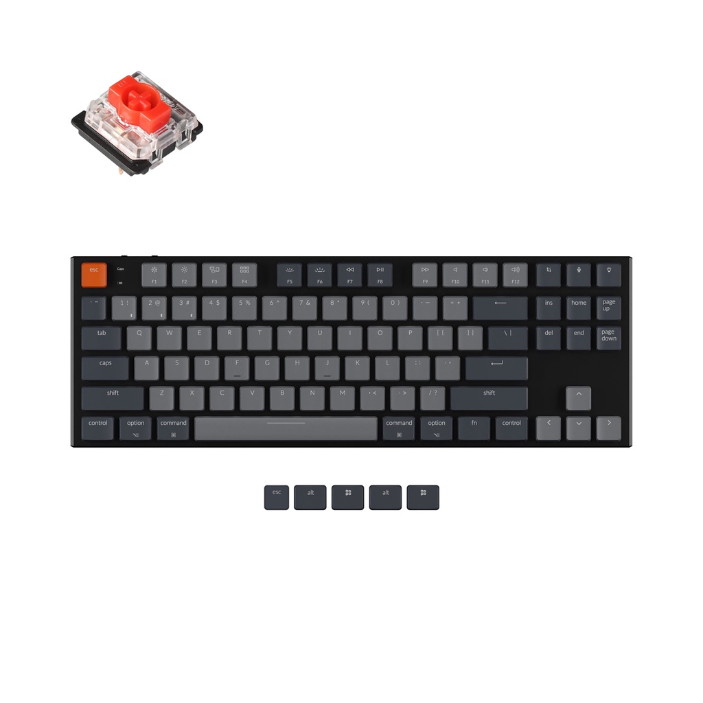 Bàn Phím Cơ Không Dây Keychron K1 - Nhôm - LED RGB
