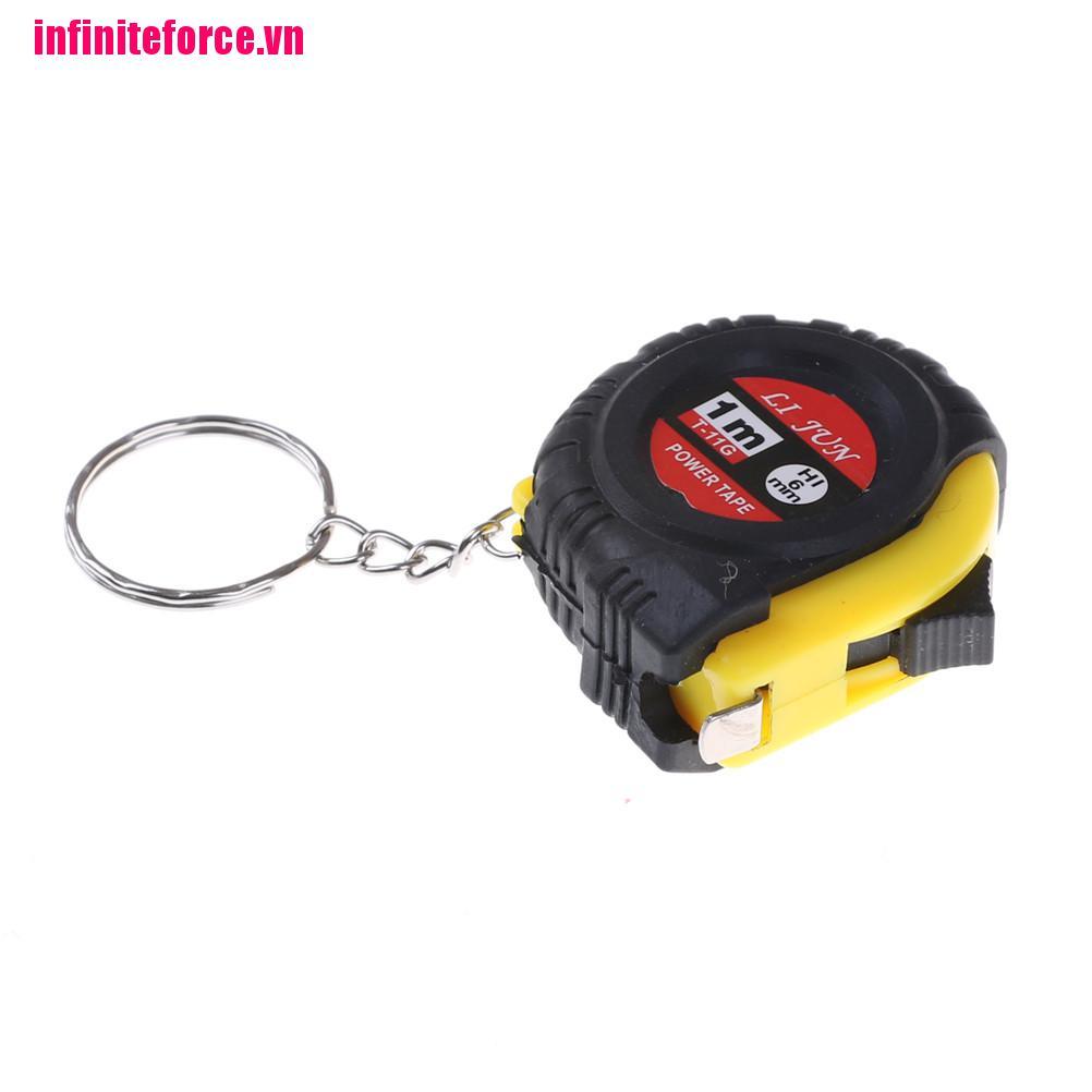 Thước Dây Nhựa 1m Kèm Chìa Khóa Tiện Lợi