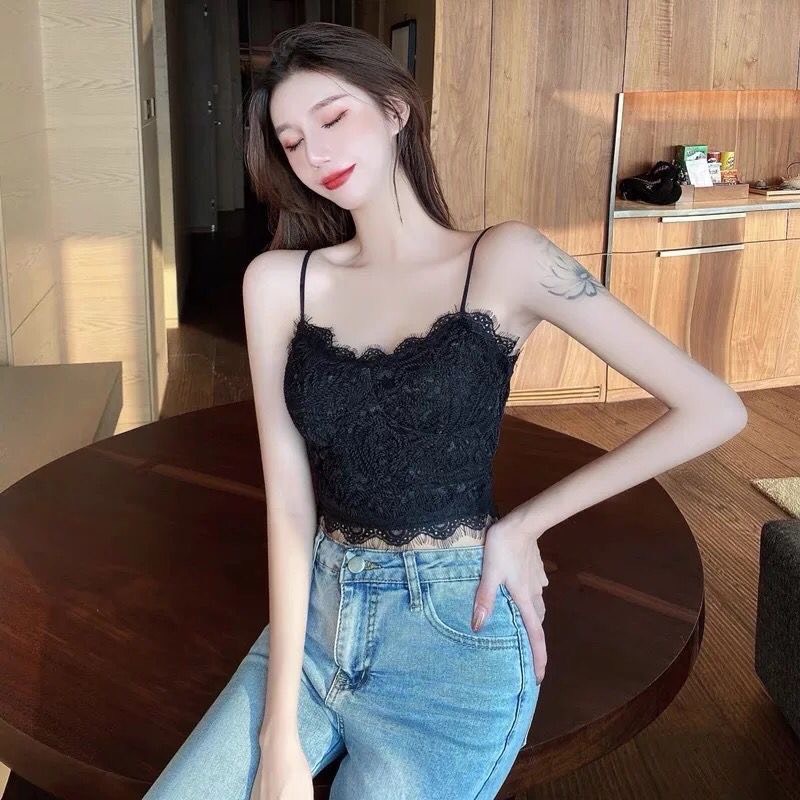 Áo bra ren nữ dáng crotop chun lưng co dãn 997