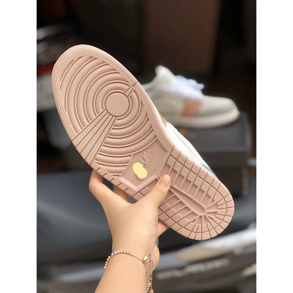 Giày thể thao jordan Milan hồng phấn cổ thấp, Giày JD1 low milan thấp cổ nam nữ cực mới Full Box Bill