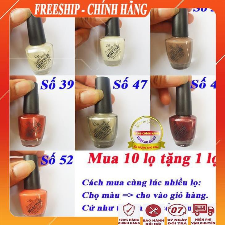 [ FreeShip - XẢ KHO CẮT LỖ ] Sơn móng tay đẹp siêu bóng mịn/ Màu sơn móng chân đẹp chính hãng golden rose