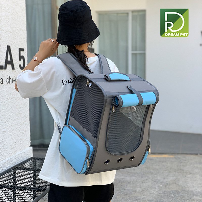 Balo Chó Mèo Size Lớn Chống Nắng - Sản Phẩm Cao Cấp Cho Thú Cưng 10kg DreamPet