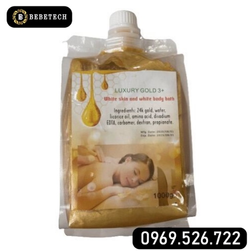 Gel vàng Luxury cao cấp cho spa dưỡng ẩm dưỡng trắng body