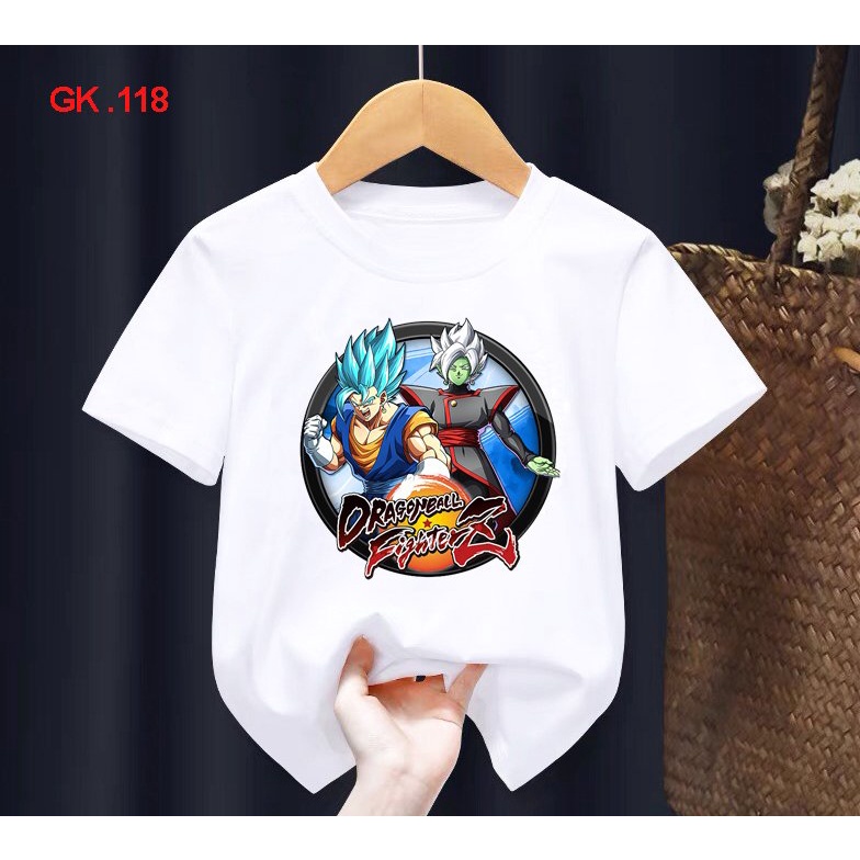 áo thun songoku dragonball bé trai nhân vật anime dễ thương cotton co giãn dễ chịu mát mẻ