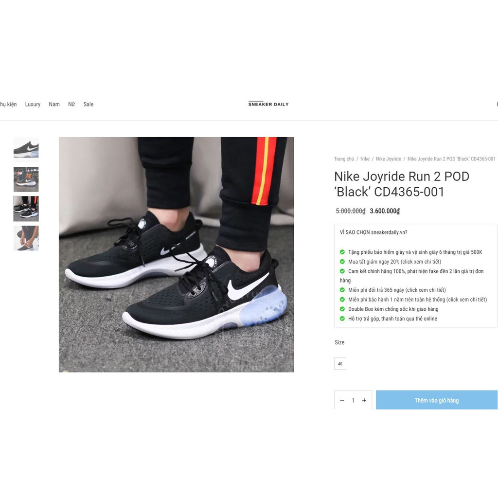 Sale off 70% giầy Nike Joyride Quá Đẹp & Êm!