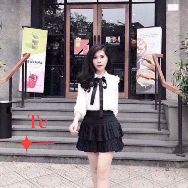 Chân váy dập li 2 tầng hàng loại 1 phom 45 đến 55kg | BigBuy360 - bigbuy360.vn