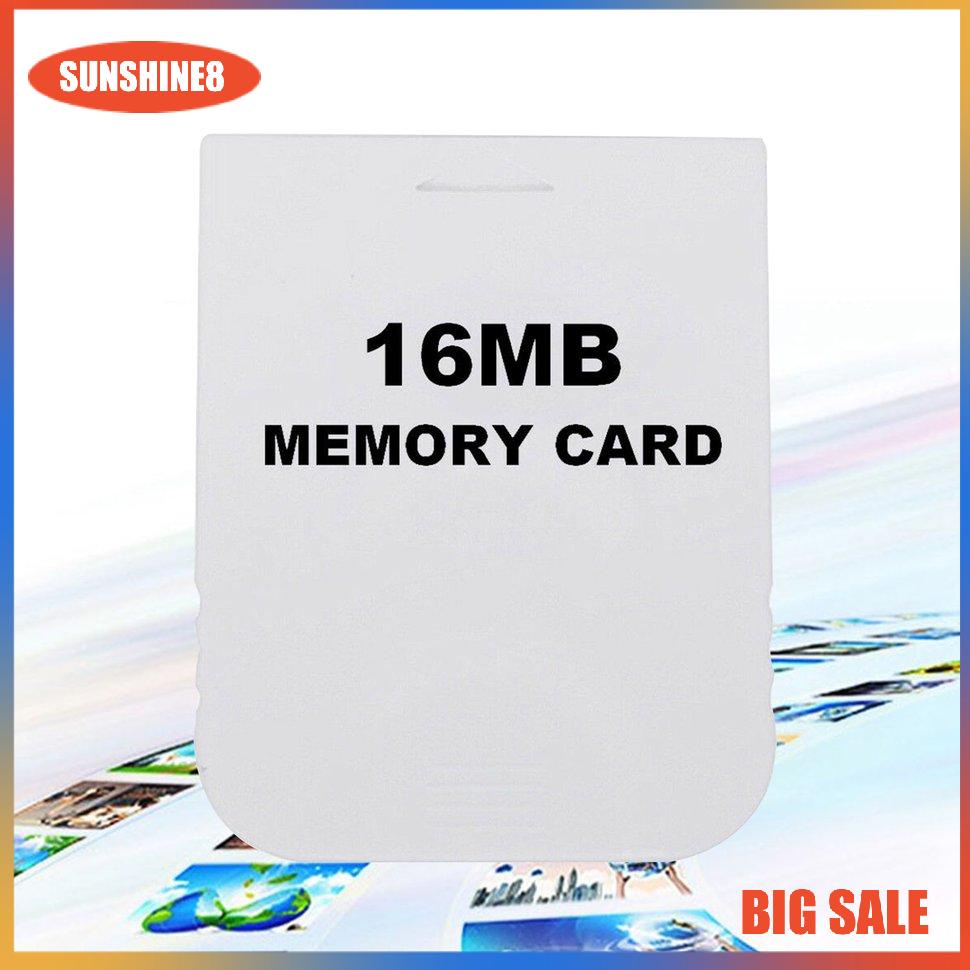 【SUN】Practical Memory Card for Wii Gamecube Game 4MB~512MB 8192 Blocks