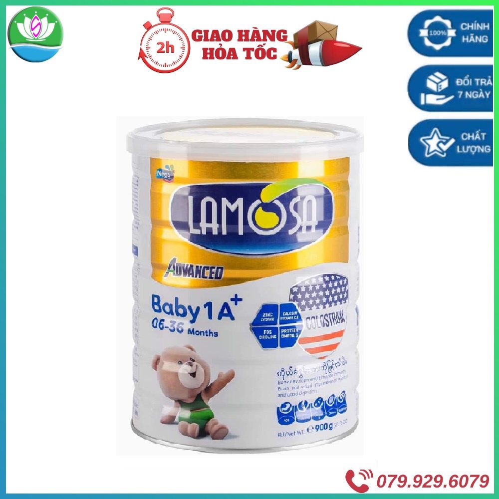 [SenXanh Emart] Sữa Bột Lamosa BABY A+ 900G