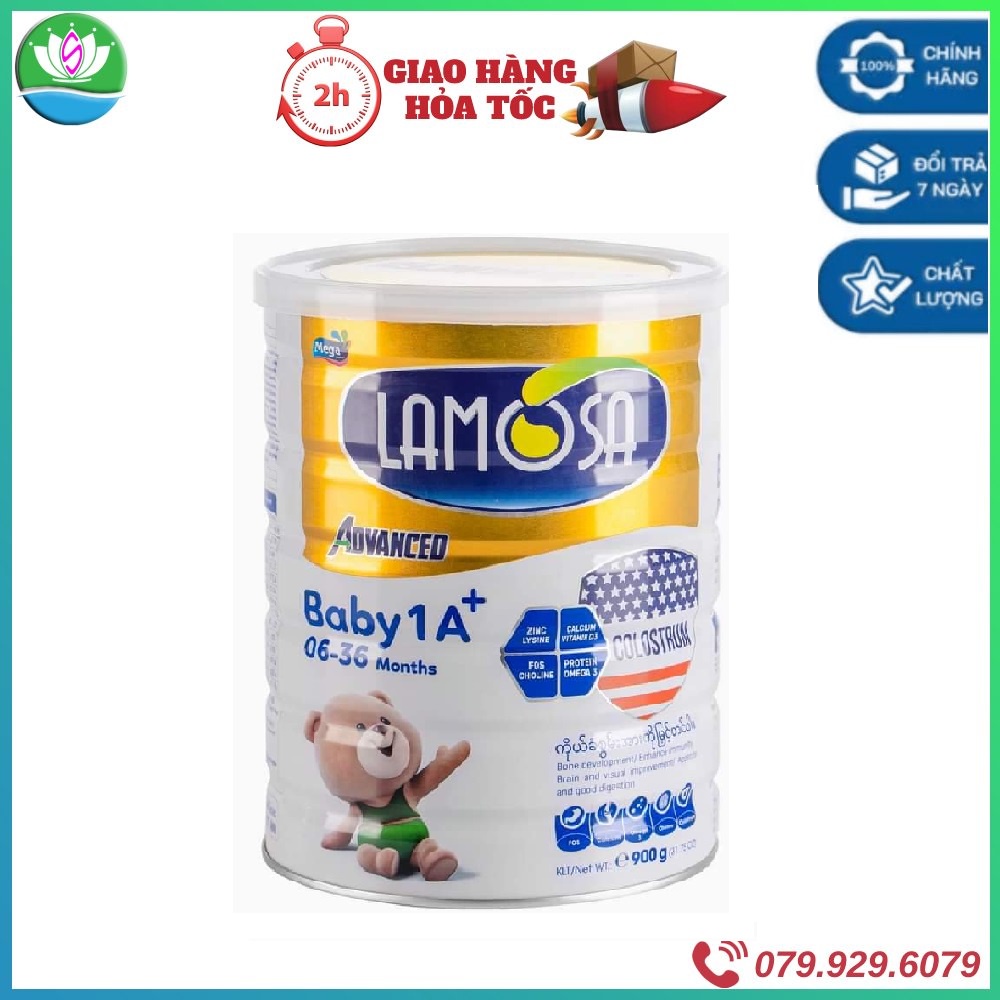 [SenXanh SG] Sữa Bột Có Thành Phần Sữa Non Cho Bé - Lamosa BABY A+ 900G