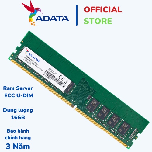 Ram máy tính ADATA dùng cho Server 16GB 2666Mhz / ECC U-DIM