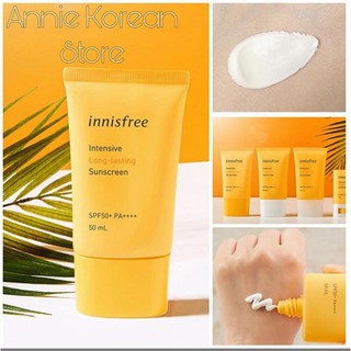 Kem chống nắng chống nước lâu trôi Innisfree Intensive Long Lasting Sunscreen
