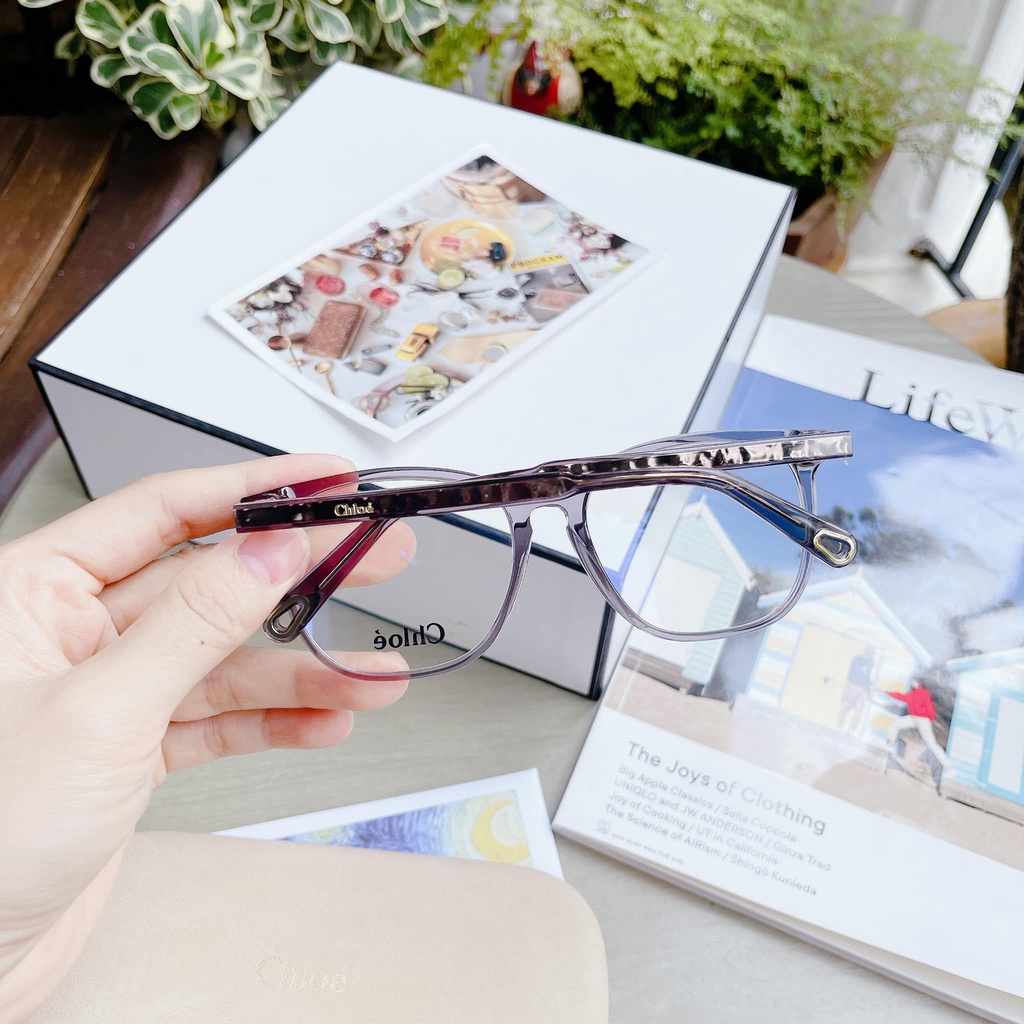 Gọng cận nữ Chloe viền ghi xám CE2740  Grey