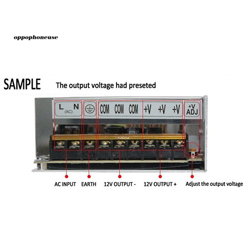 Bộ Chuyển Đổi Nguồn Điện AC 110V-220V Sang DC 5V 12V 24V 2A/10A/15A/20A/40A/60A