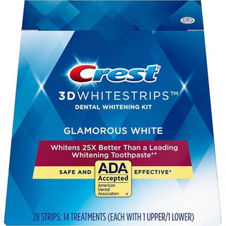 Miếng dán trắng răng CREST 3D GLAMOROUS WHITE