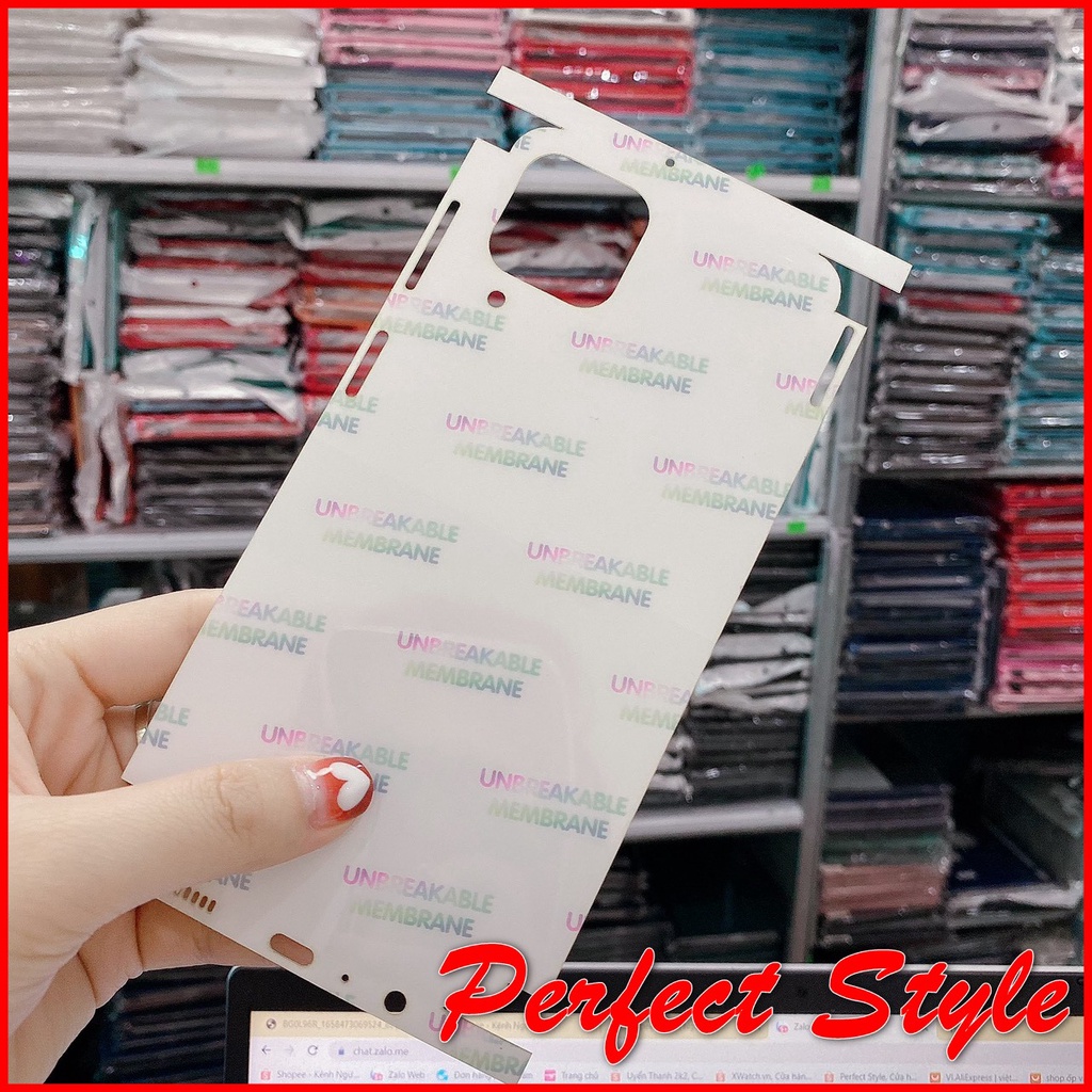 Dán PPF Full viền Samsung Galaxy S20 S21 Ultra FE S22 plus ultra Note 8 9 10 20 pro S10 plus S10+ S10E  S10 A90 5g A52