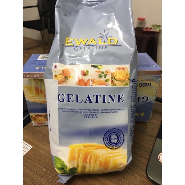 Gelatine Bột Hiệu Ewald Đức Dùng Làm Bánh, Đồ Tráng Miệng, chất lượng an toàn thực phẩm Châu Âu ko pha trộn tạp chất
