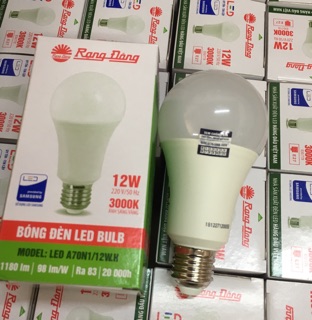 Bóng đèn LED tròn Rạng Đông 12W