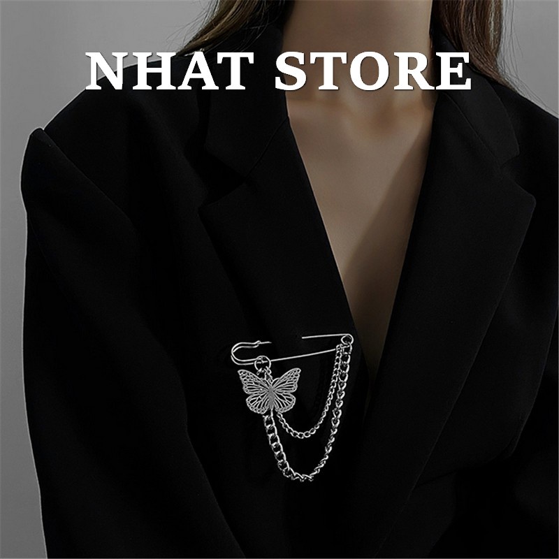 Ghim cài áo hình bướm thới trang độc đáo cho cả nam và nữ