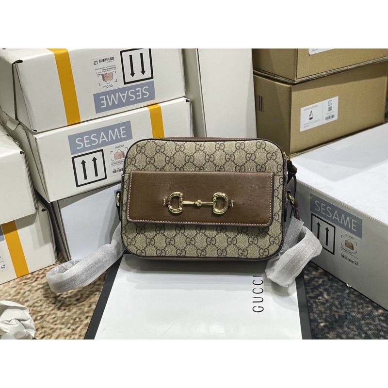 TÚI NAM GUCCI HORSEBIT FULLBOX DÁNG HỘP HOẢ TỐC