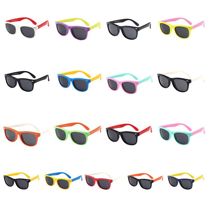 Kính mát phân cực chống tia UV400 bằng silicon cho trẻ em