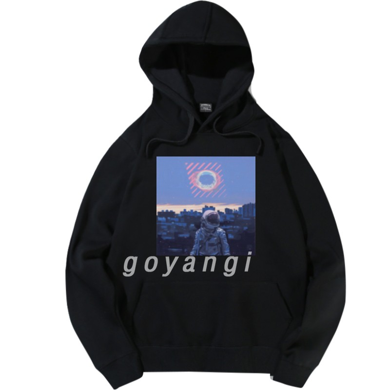 Áo hoodie goyangi Phi hành gia 2 oversize phong cách hàn quốc