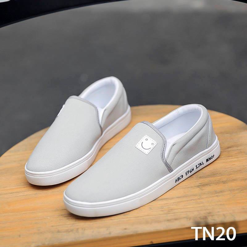 Giày Nam Cao Cấp 💖FREESHIP💖 Giày Slip on Mặt Cười Phong Cách Thời Trang Hàn Quốc | BigBuy360 - bigbuy360.vn