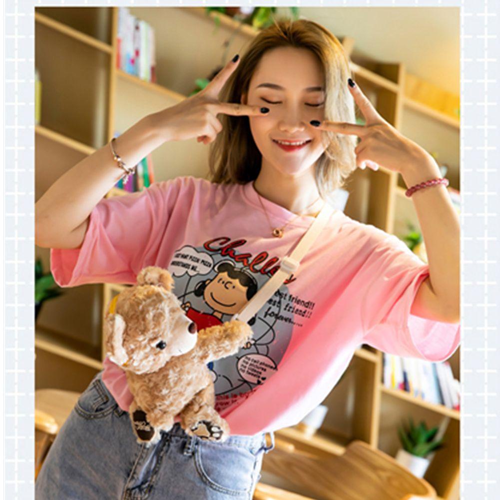 UUMIR Túi Đeo Chéo Mini Hình Gấu Bông Mềm Mại Đáng Yêu Cho Trẻ Em