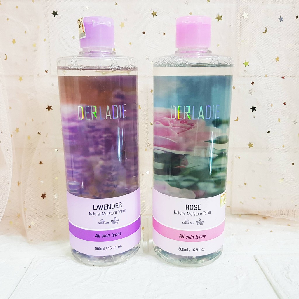 Nước Cân Bằng Da Derladie Natural Witch Hazel/Rose/Lavender/Herbal Extract Toner