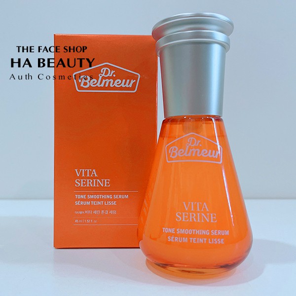 Serum dưỡng trắng da chống lão hóa The Face Shop Dr Belmeur Vita Serine Serum 45ml dưỡng ẩm nám làm sáng da vitamin C | BigBuy360 - bigbuy360.vn