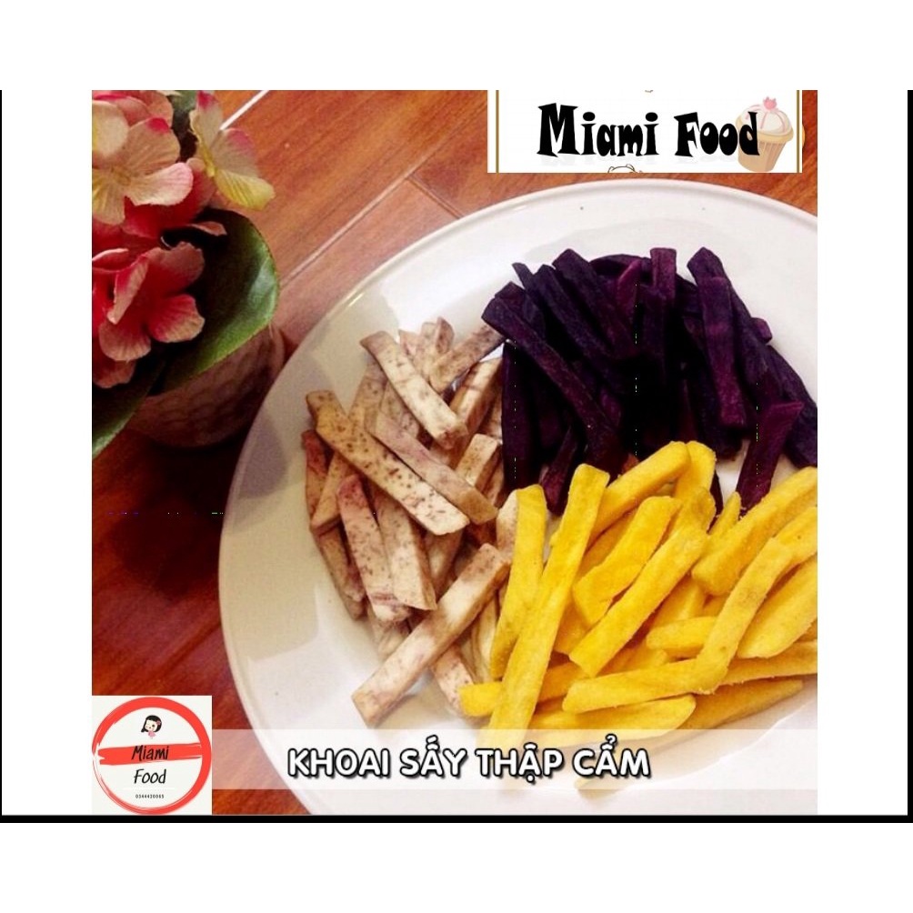 Thập Cẩm Khoai sấy (Khoai mix , Khoai lang vàng , Khoai lang tím , Khoai môn ) Miami Food | Đặc sản ĐàLạt | Ăn là nghiền
