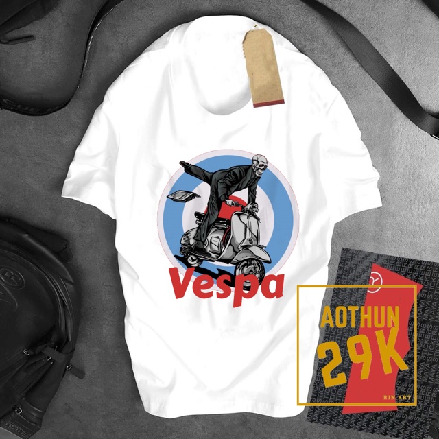 ALBUM VESPA1 - BỘ SƯU TẬP ÁO THUN XE CỔ VESPA HUYỀN THOẠI CỰC ĐẸP 2020