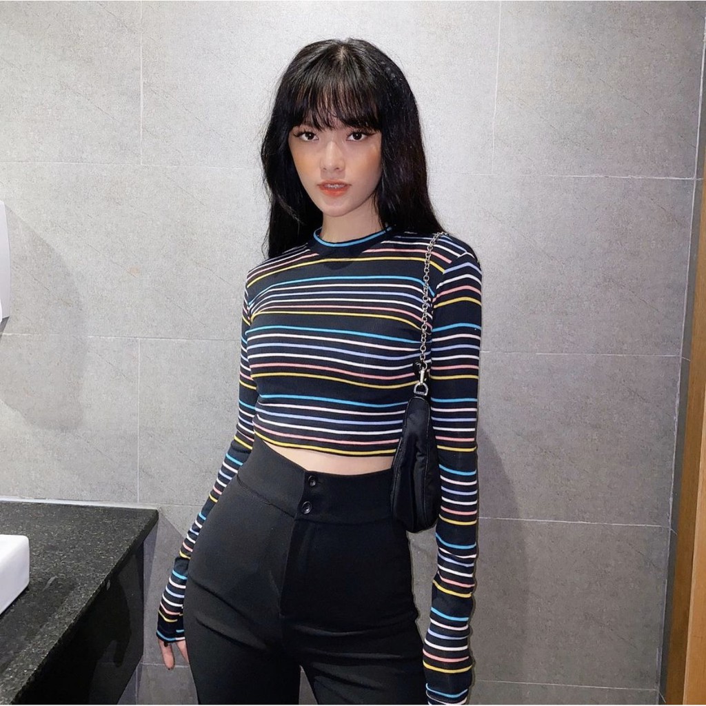 Áo basic tay dài