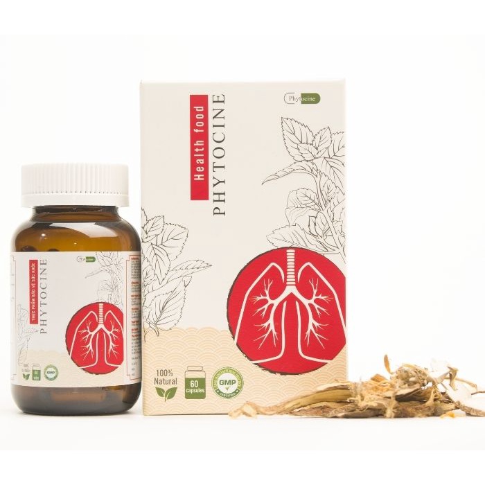 Phytocine – Cao Xuyên Tâm Liên 250mg - Hỗ trợ giảm các triệu chứng ho sốt, đau rát họng, viêm amidan, phổi
