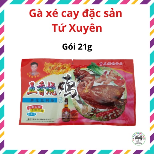 Gà xé cay Tứ Xuyên gói 21g
