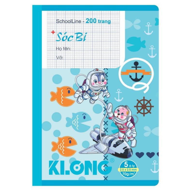 Vở 5 ô ly  Chích bông - 200 trang; MS 044